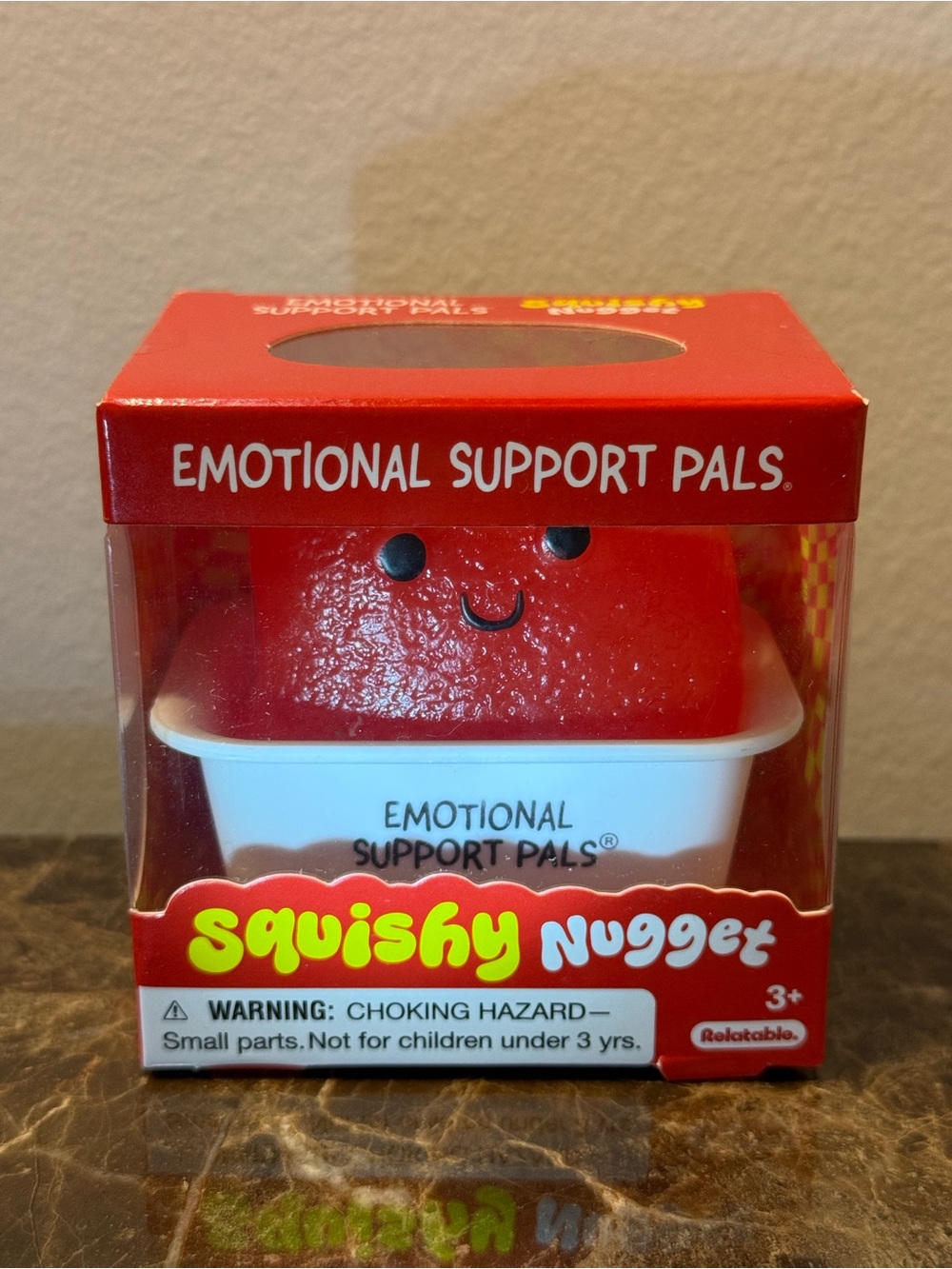 Emotional Support Pals Squishy Nugget in Red